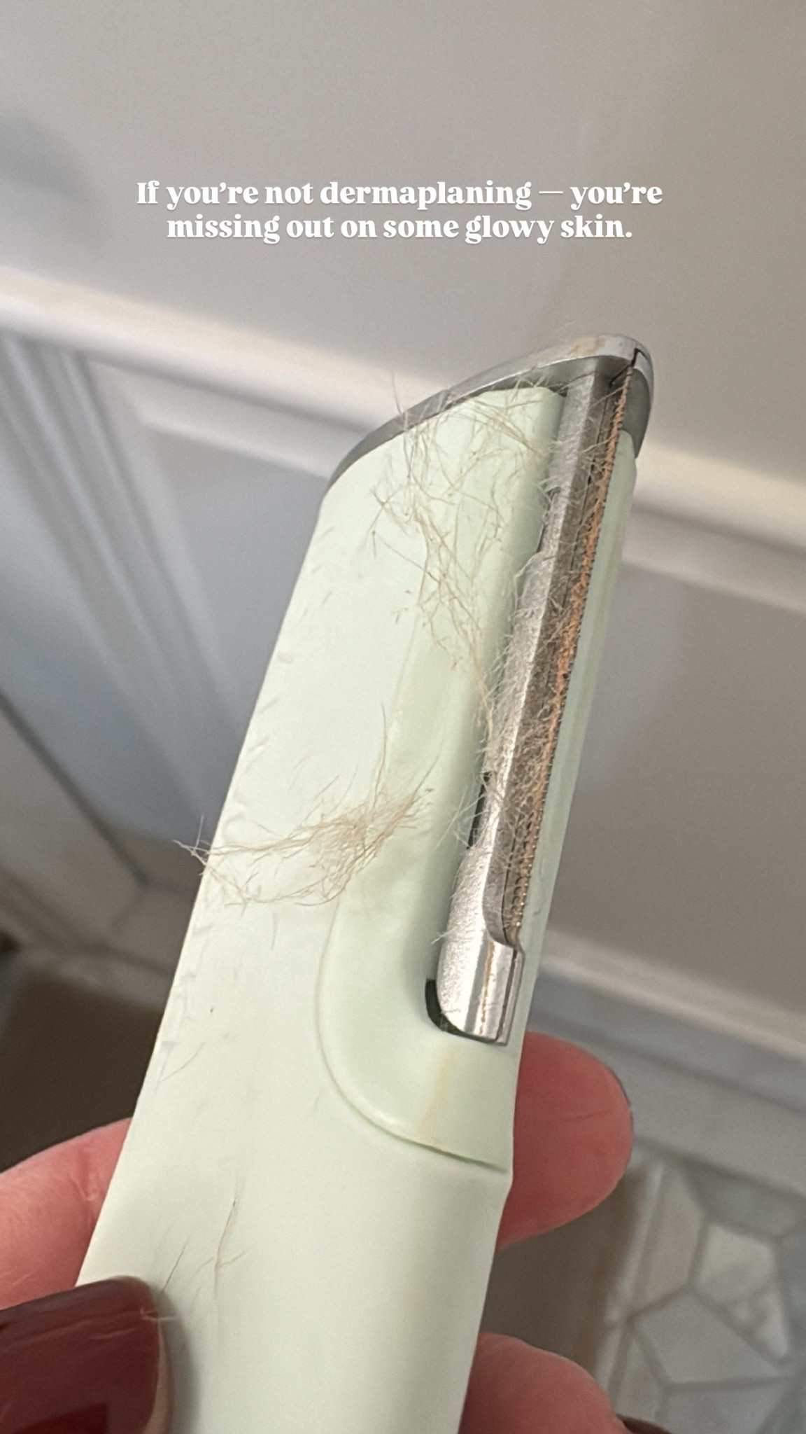 Dermaplaning is sooooo underrated. Use this medical grade Dermaflash to remove ALL the peach fuzz and be amazed at how much comes off. The following day? GLOW BABY  

Code: CHRISTINEJ

#LTKselfcare