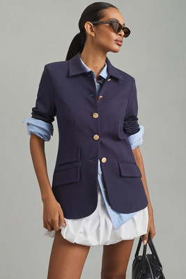 DOLAN Ponte Military Blazer | Anthropologie (US)