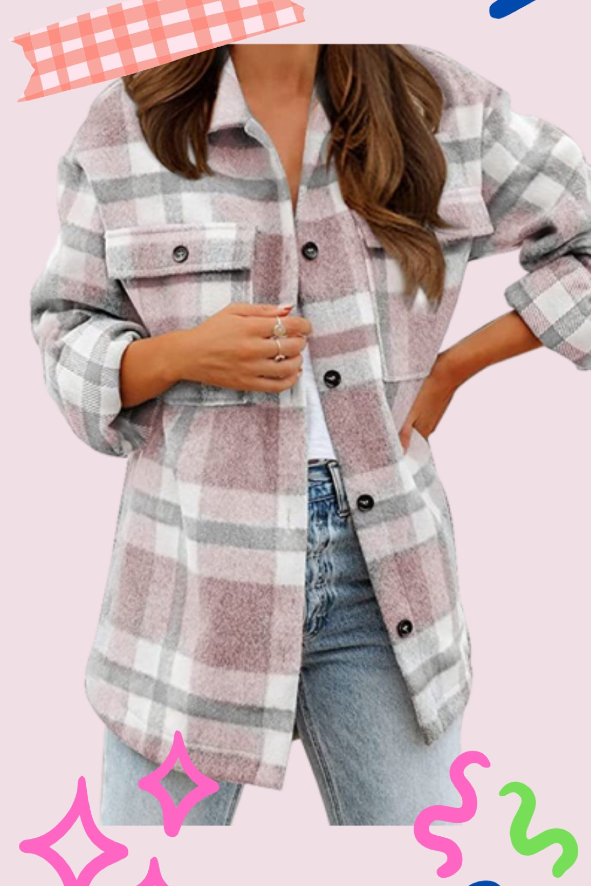 Perfect plaid shacket 💕

#LTKunder100 #LTKSeasonal #LTKunder50