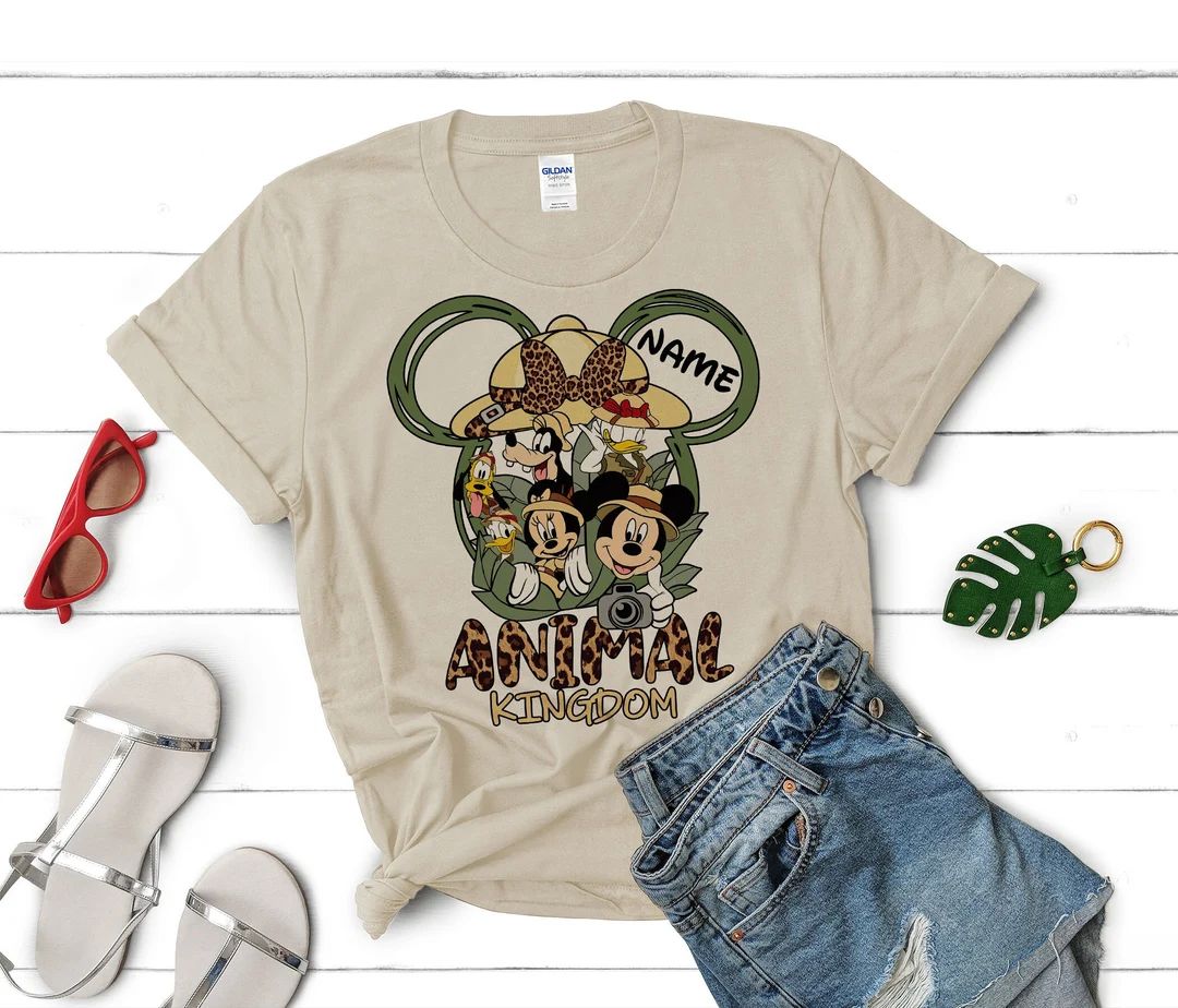 Disney Animal Kingdom Shirts, Animal Kingdom Custom Name Shirts, Animal Kingdom Family Matching S... | Etsy (US)