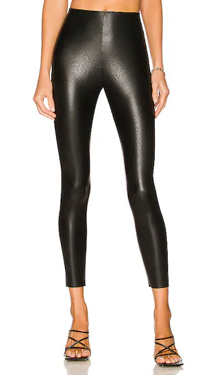 Commando Petite Faux Leather Leggings in Black. - size XS (also in L, M, S) | Revolve Clothing (Global)