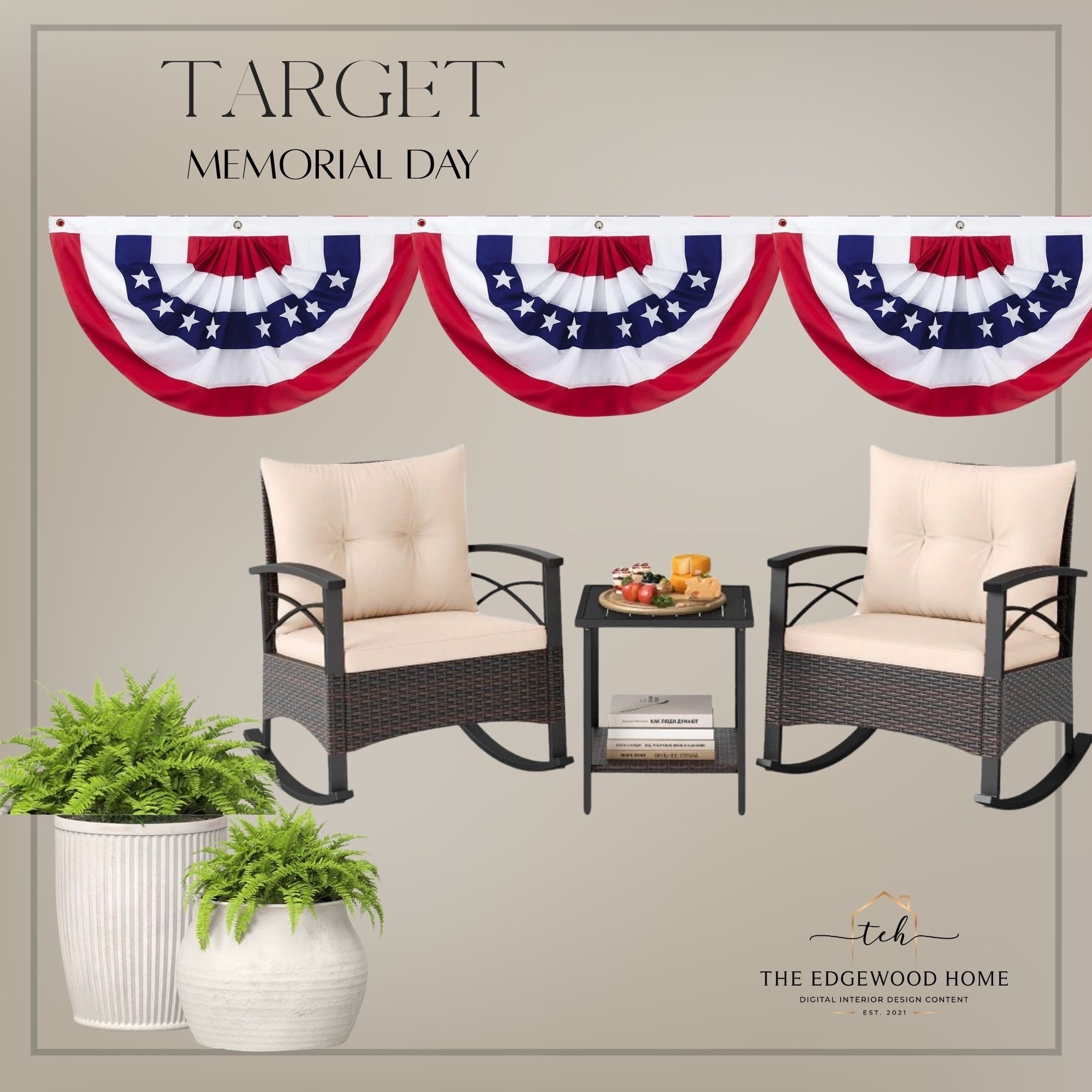 Target Memorial Day porch

#LTKSeasonal #LTKSaleAlert #LTKHome