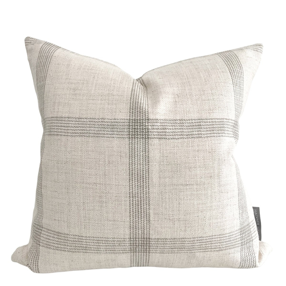 Linen Windowpane Pillow Cover | Hackner Home (US)