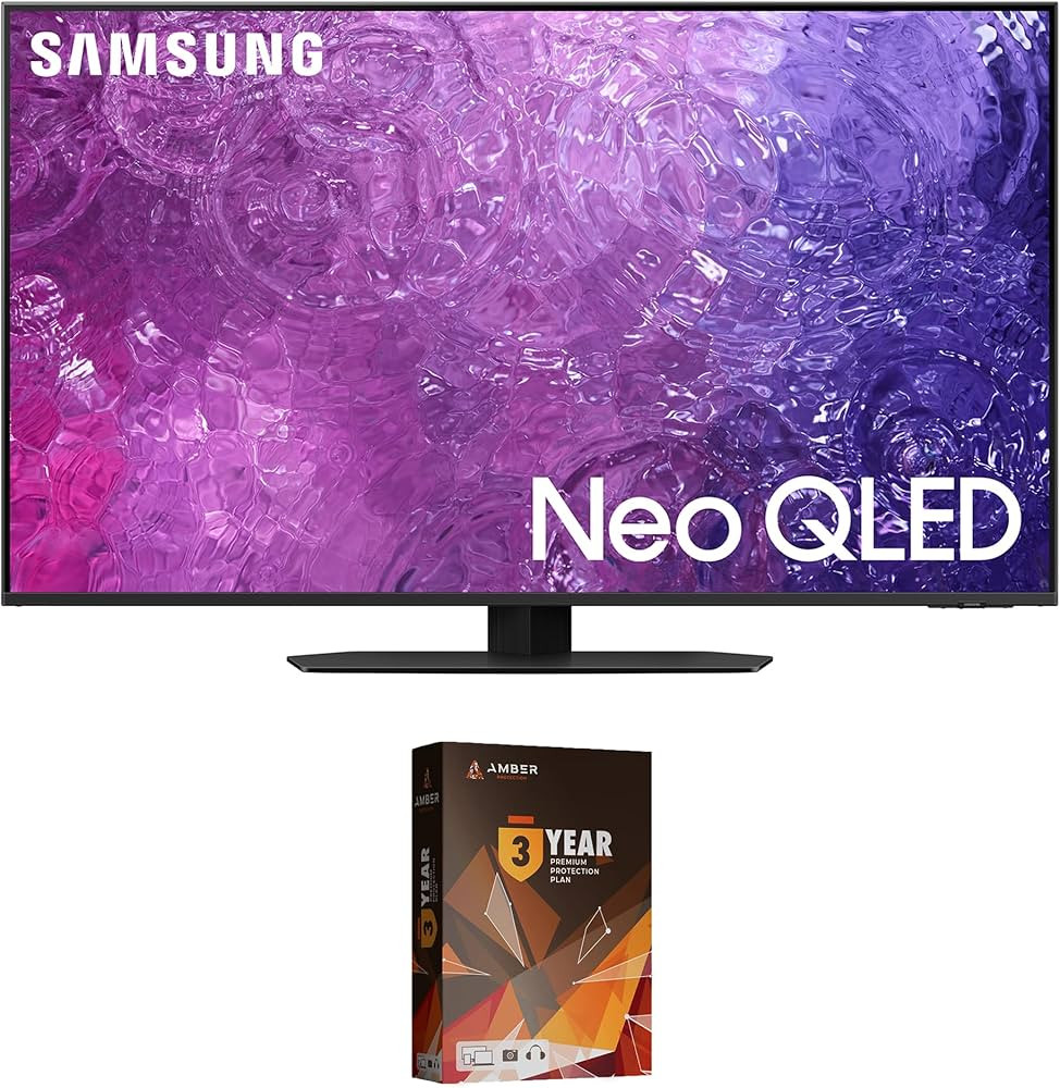Samsung QN65QN90CAFXZA 65 Inch Neo QLED Smart TV with 4K Upscaling and 3 Year Amber Protection Pl... | Amazon (US)