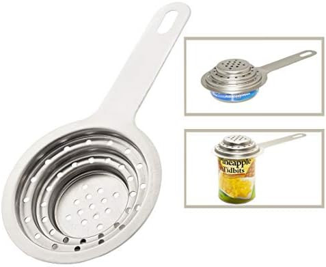Universal Can Strainer food grade Stainless Steel Can Colander with handle, Vegetable and Fruit Can  | Amazon (US)