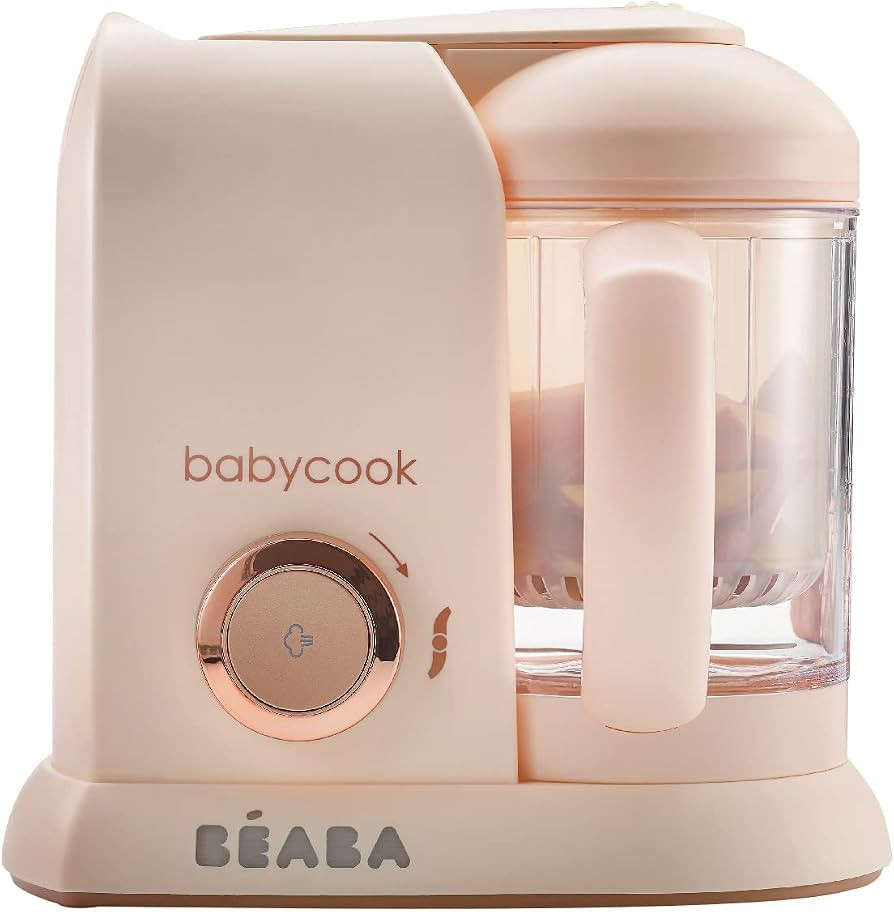 BEABA Babycook Solo 4 in 1 Baby Food Maker, Puree Steamer and Blender for Purees, Grinder with Au... | Amazon (US)