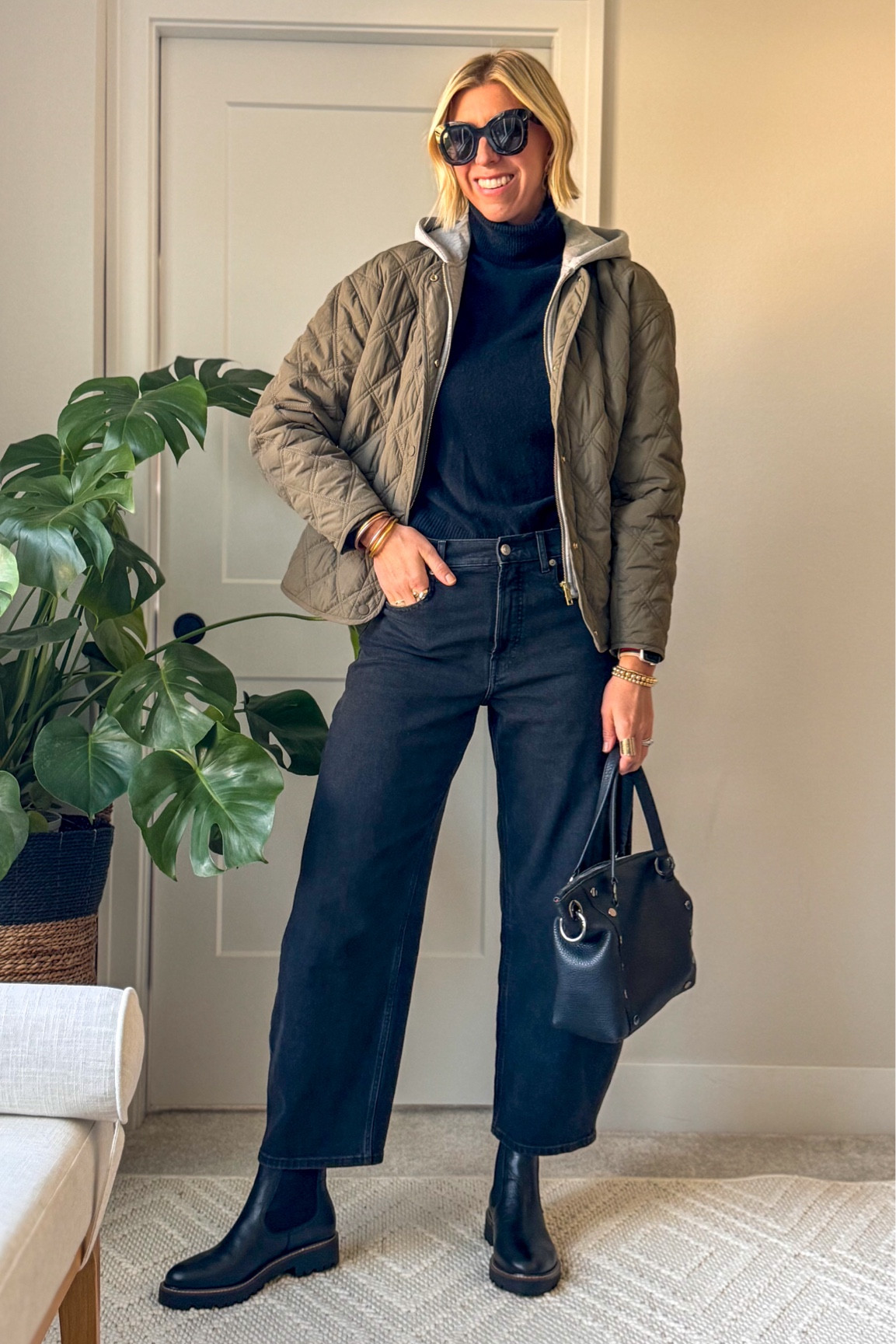 Chelsea boots styled for winter 
These amazing boots are weatherproof and very comfortable. They fit true to size and are under $60. 
My exact jacket is from Zara (I can’t link here) but linked similar options below


#LTKOver40 #LTKFindsUnder100 #LTKHoliday