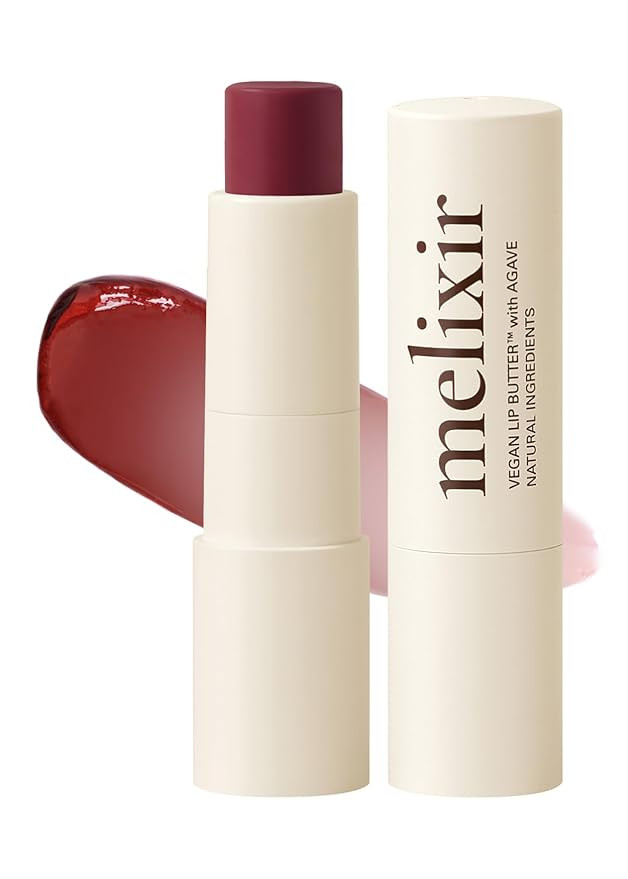 Melixir Vegan Lip Butter #11 Autumn Rain(Tinted) (+11 more colors), Bee Free, Petrolatum Free, De... | Amazon (US)
