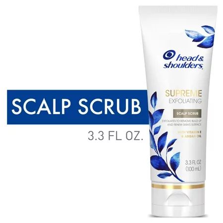 Head and Shoulders Supreme Scalp Scrub with Vitamin E, 3.3 Fl Oz | Walmart (US)