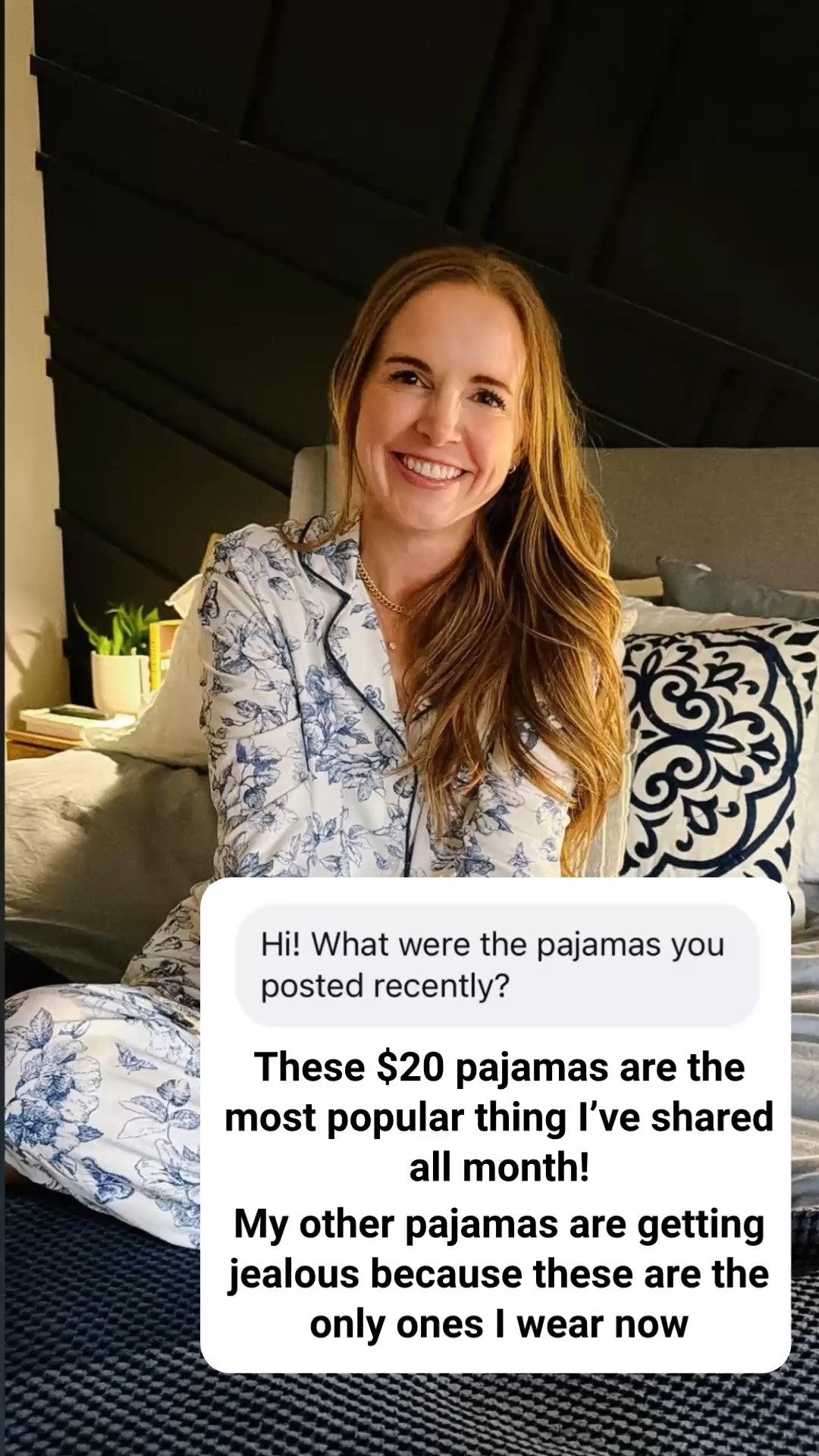 These $20 pajamas are the most popular thing I’ve shared all month!

My other pajamas are getting jealous because these are the only ones I wear now 😂