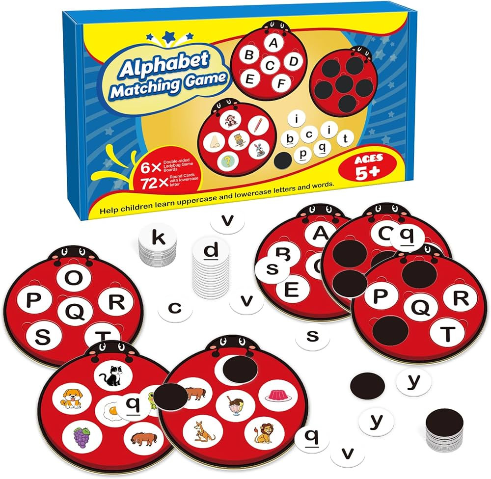 Alphabet Games for Kids Toddlers,Animal Cards,Alphabet Learning Toys,ABC Flash Cards,Speech Thera... | Amazon (US)