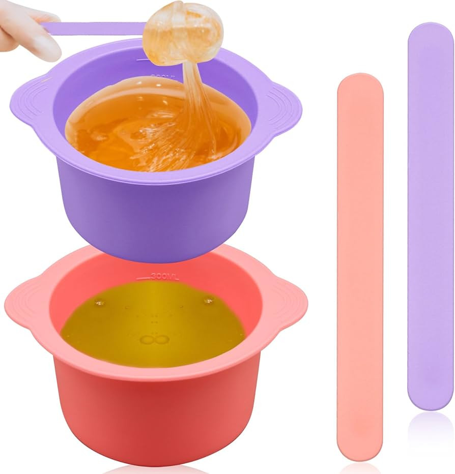 2Pcs Silicone Wax Warmer Liner, Silicone Wax Bowl for Wax Warmer, Non-Stick Wax Melt Warmer Wax P... | Amazon (US)