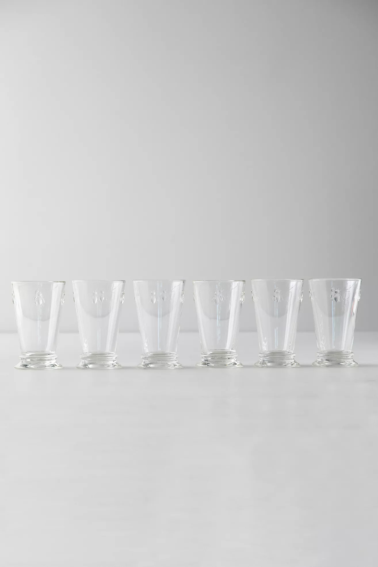 Bee Highball Glasses, Set of 6 | Anthropologie (US)