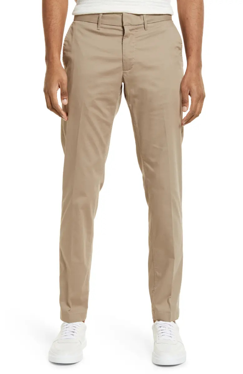 Nordstrom Slim Fit CoolMax® Flat Front Performance Chinos | Nordstrom | Nordstrom
