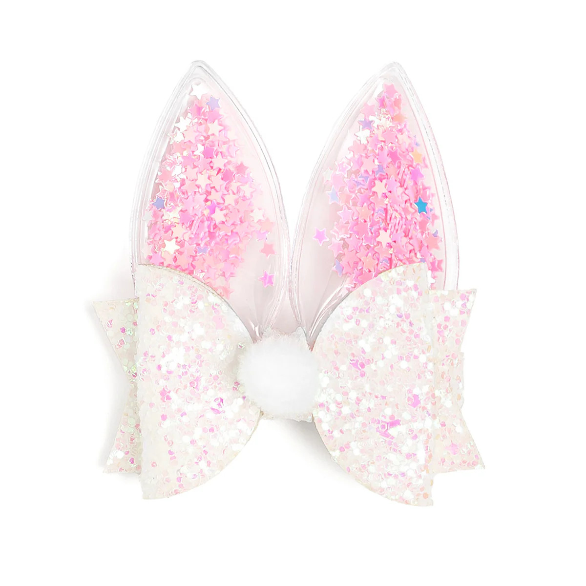 Shaker Easter Bunny Ear Bow Clip | Sweet Wink