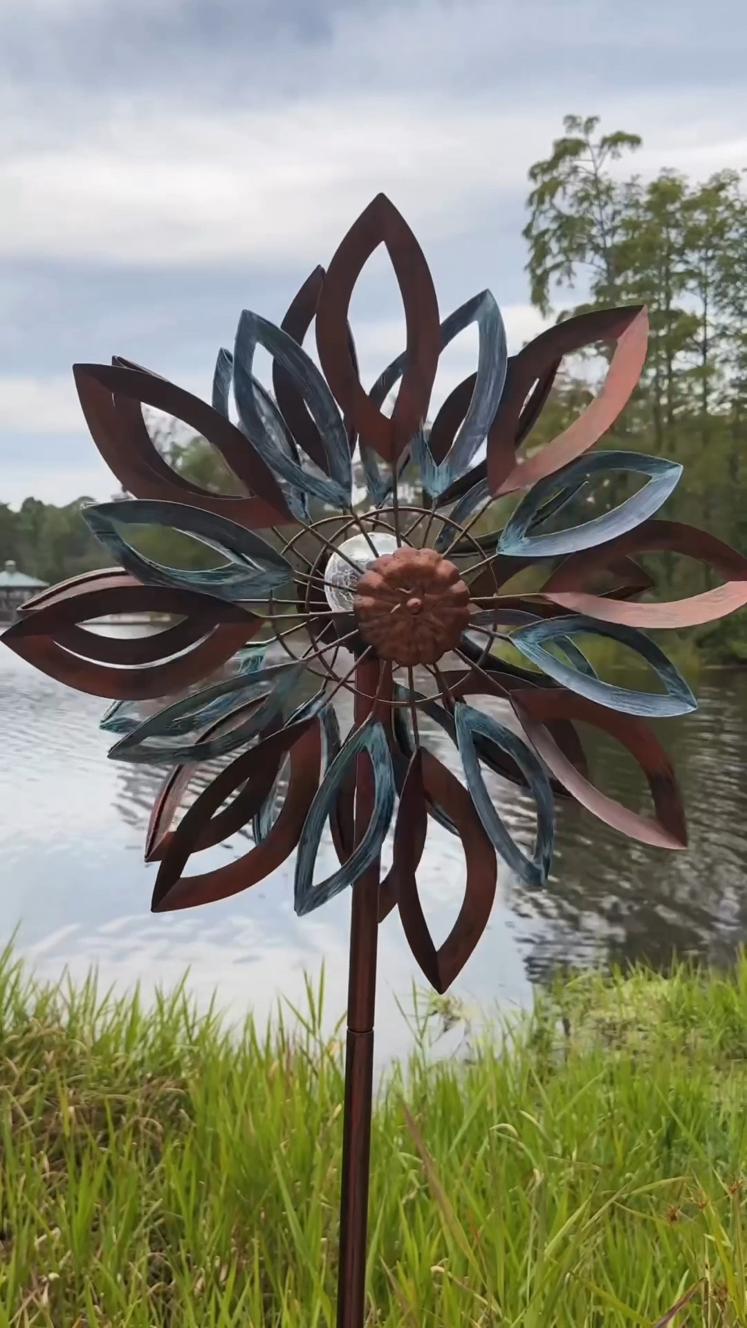 Water Lily Solar Wind Spinner! I love the light as well and how it changes color!😍 Now you can take 20% off any wind spinner of your choice at Cyan Oasis or here on Amazon with code: 
CAROCOZY

They have so many beautiful wind spinners to choose from...I will link a few below! 

#LTKFallSale #LTKSaleAlert #LTKHome