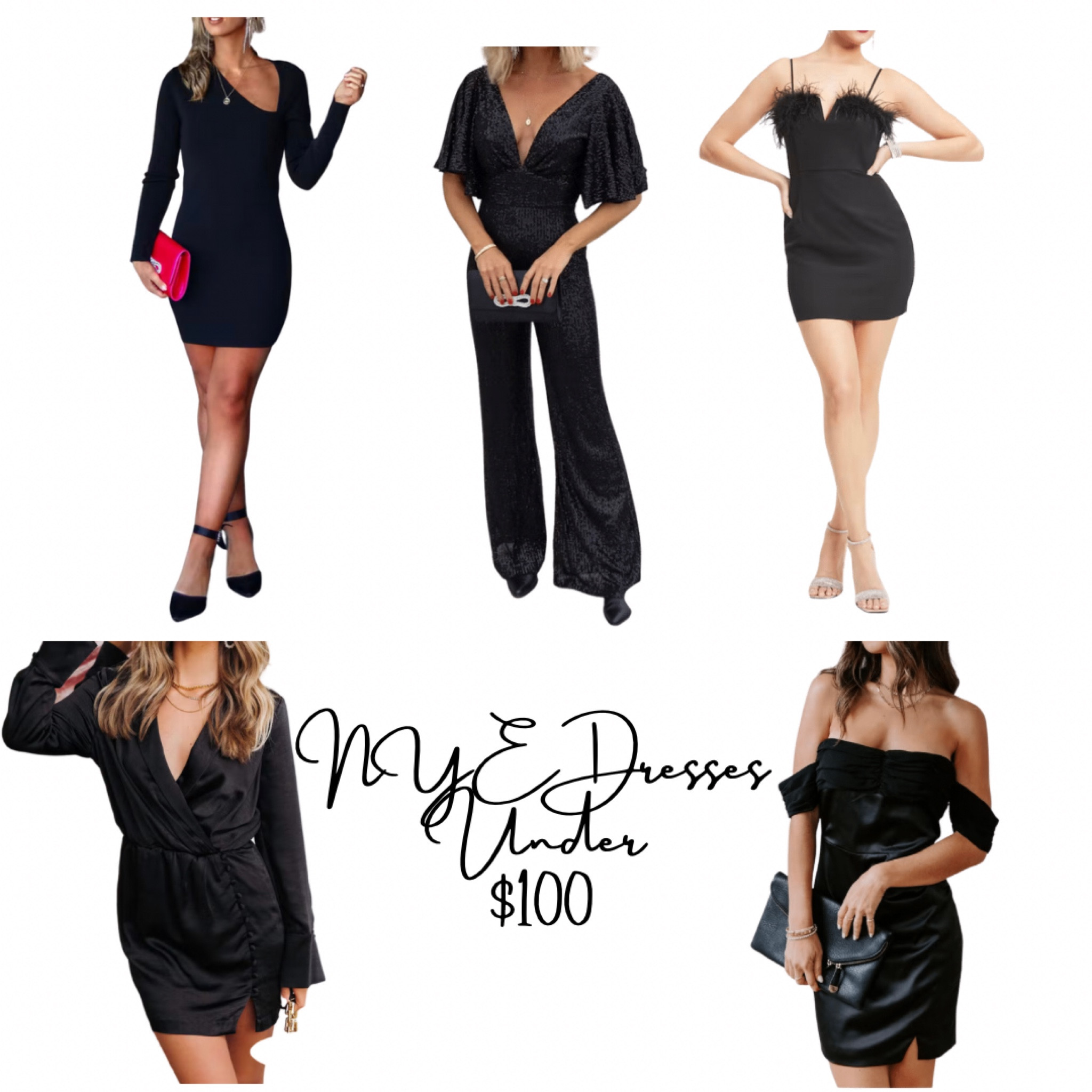 Use: SINCERELYKARIN for 20% off!
Black NYE outfit ideas, all under $100 from Vici



#LTKHoliday #LTKunder100 #LTKSeasonal