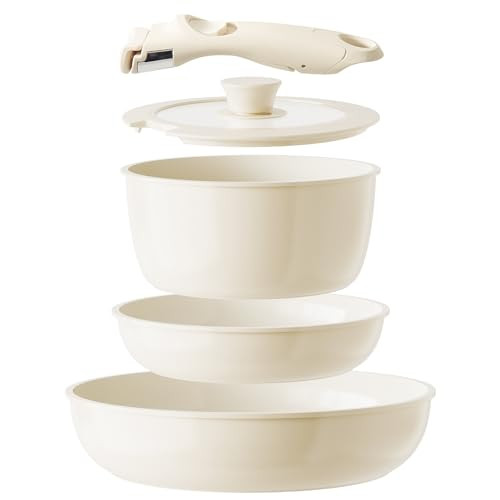 Redchef Ceramic Pots and Pans Set Non Stick, Nonstick Kitchen Cookware Sets, Non Toxic Pots and P... | Amazon (US)