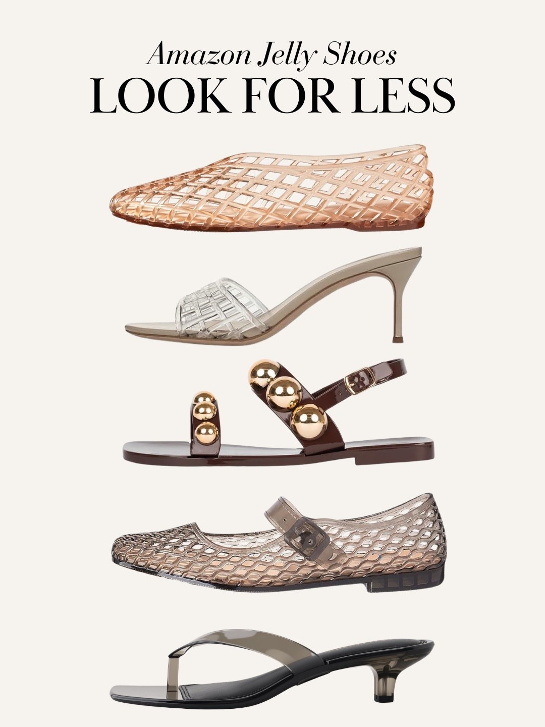 Amazon jelly shoes 

#LTKgrwm