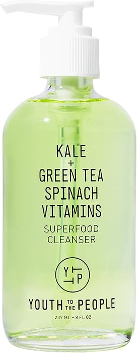 Youth To The People Superfood Facial Cleanser - Kale + Green Tea Daily Face Wash, Gentle Makeup R... | Amazon (US)