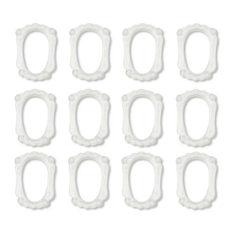 Halloween Glow In Dark Teeth,12 Pieces, Plastic Material, Ages 3+, Party Favors, by Way to Celebr... | Walmart (US)