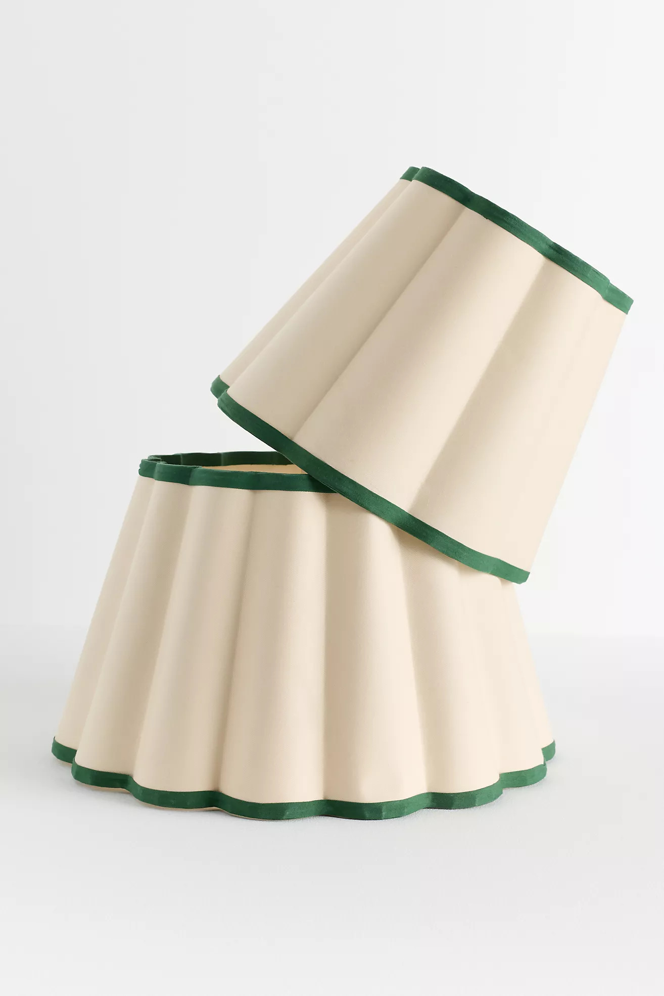 Scalloped Empire Fabric Trimmed Lamp Shade | Anthropologie (UK)