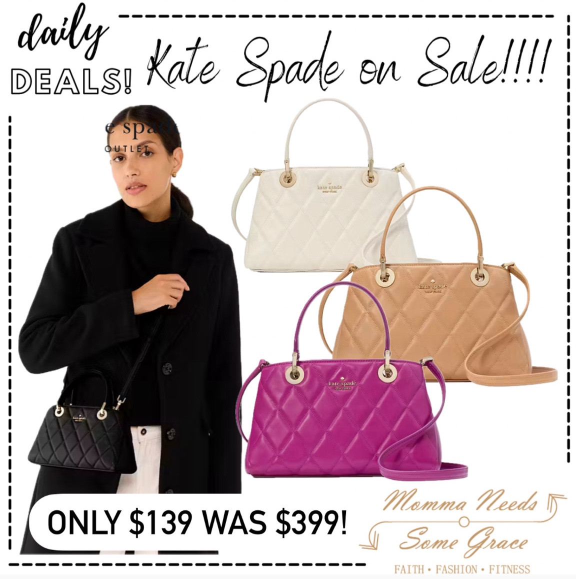 Kate Spade on sale! 

#LTKSeasonal #LTKSaleAlert #LTKItBag