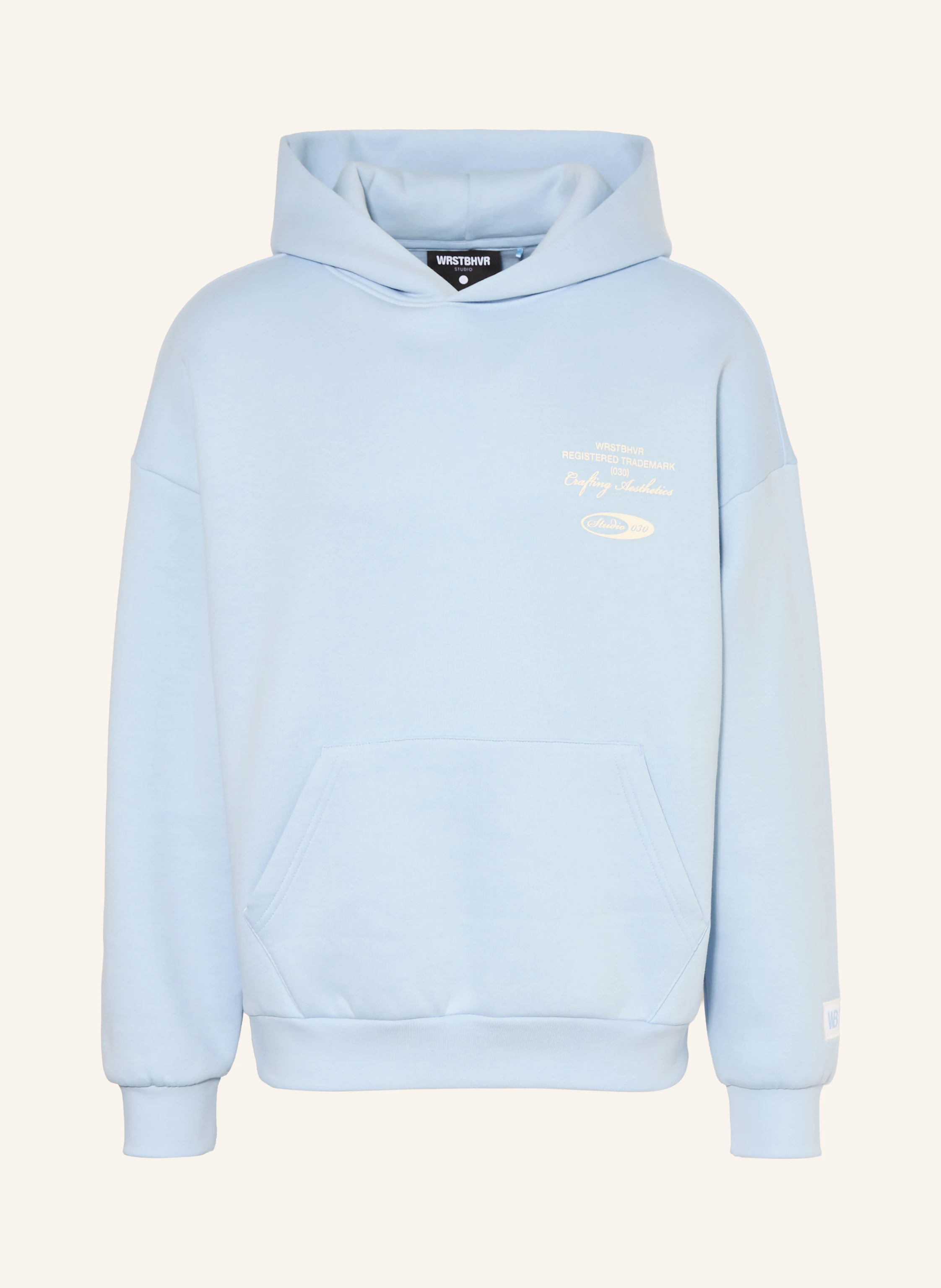 WRSTBHVR Hoodie STUDIO UNISEX in hellblau | Breuninger (DACH)