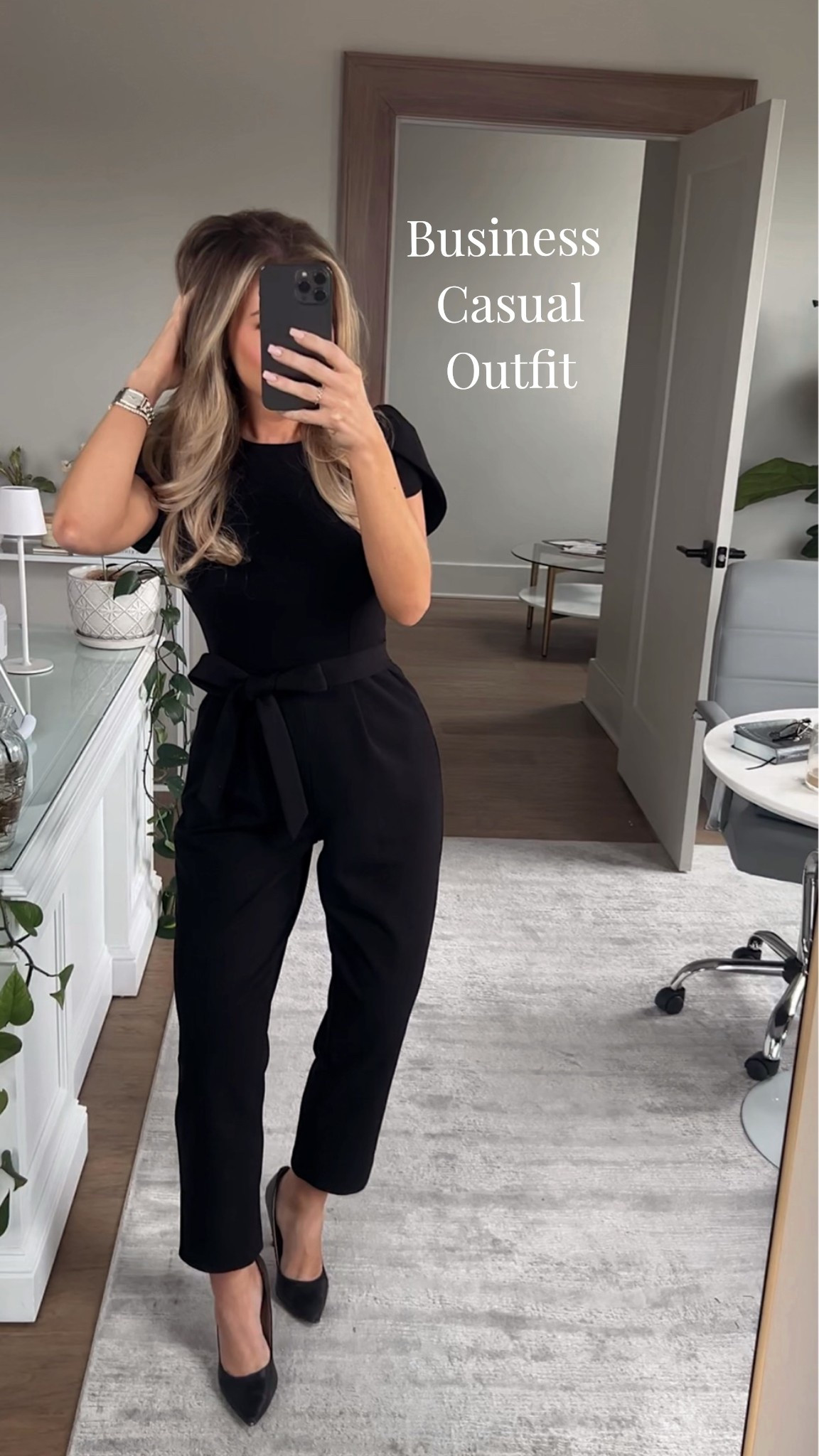 This jumpsuit is PERFECT for your business casual days at the office or even meeting days! 

Wearing size 2! 

@dillards #workoutfits #businesscasual

#LTKootd #LTKWorkwear