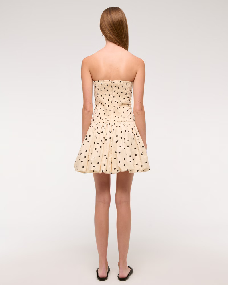 Women's Bubble Hem Mini Dress | Women's Dresses & Jumpsuits | Abercrombie.com | Abercrombie & Fitch (US)