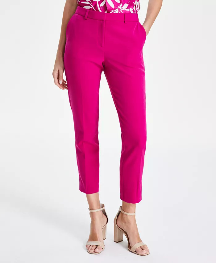Tahari ASL Women's Classic Mid-Rise Straight-Leg Pants - Macy's | Macy's