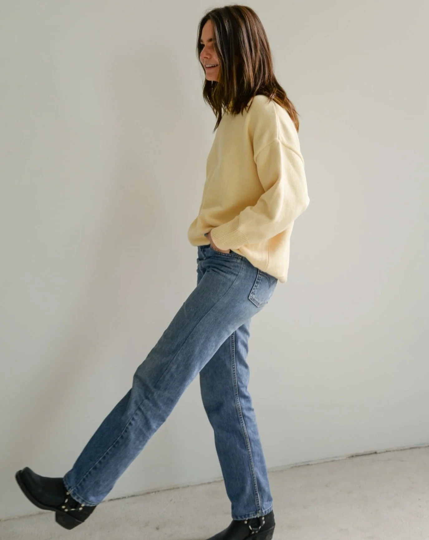 The Cotton Gwendolyn Sweater - Butter | Sonderhaus