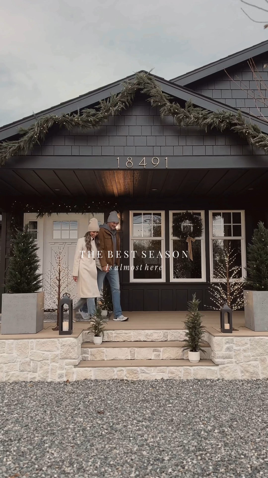 Garlands galore 🌿 we love the magical element twinkling lights bring to our front porch for the Christmas season ✨

#LTKSeasonal #LTKHoliday #LTKHome