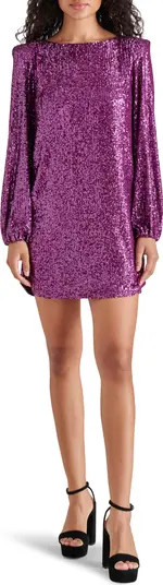 Steve Madden Long Sleeve Sequin Dress | Nordstrom | Nordstrom