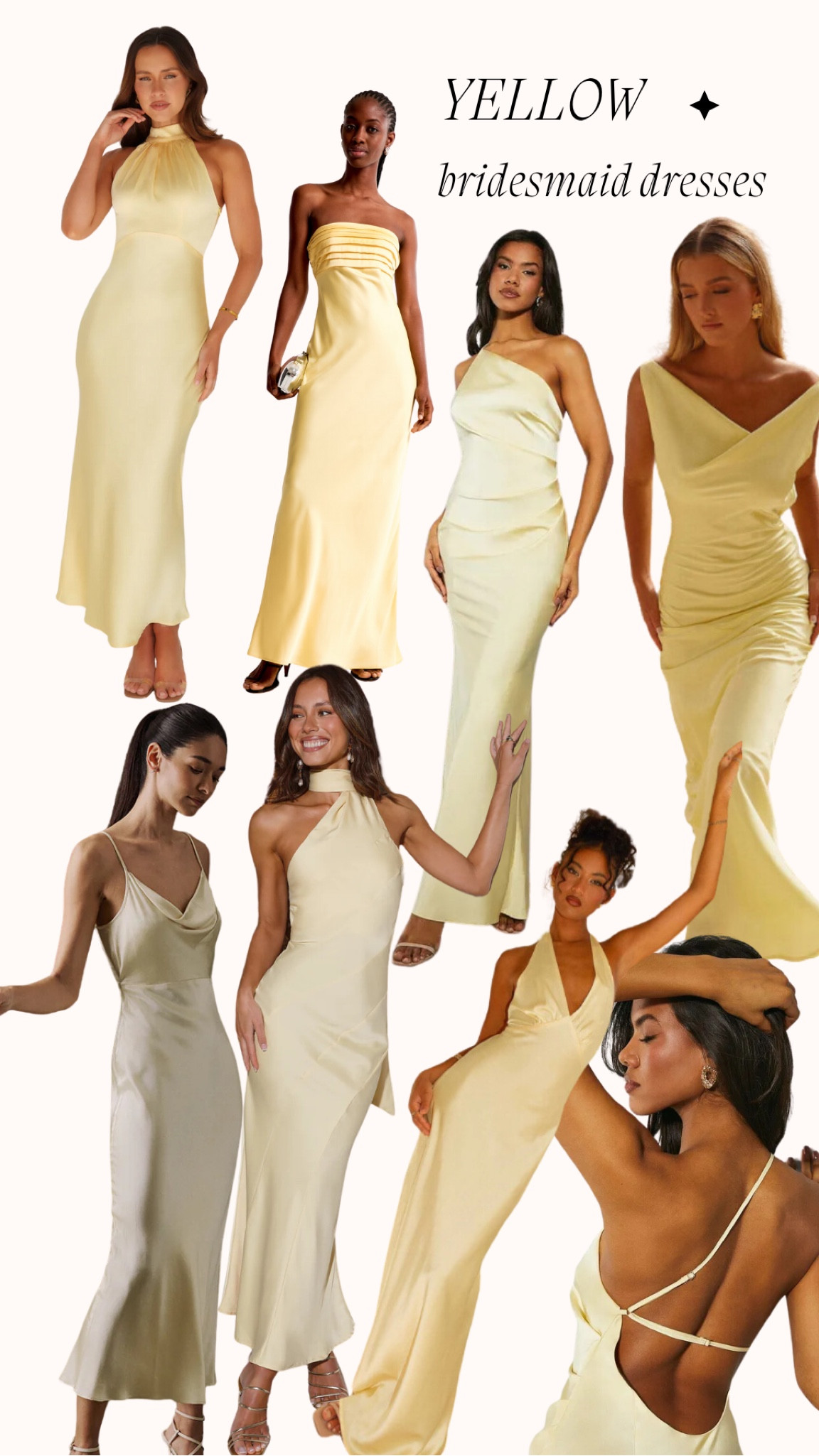 Yellow bridesmaid dress inspiration, butter yellow, pale yellow, spring summer bridal dresses, summer wedding, wedding guest

#LTKluxury #LTKwedding #LTKpartywear