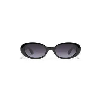 Quay Australia Felt Cute 52mm Gradient Small Oval Sunglasses in Mint/Smoke at Nordstrom | Nordstrom
