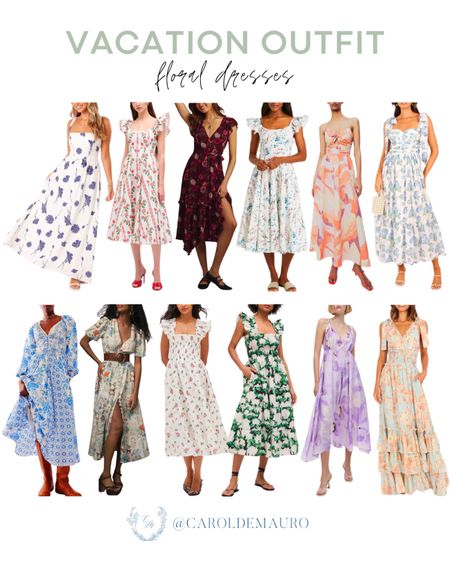 Look effortlessly stylish with this collection of floral dresses that are perfect for your next vacation or brunch date! 
#travellook #petitestyle #outfitidea #springfashion

#LTKstyletip #LTKtravel #LTKSeasonal