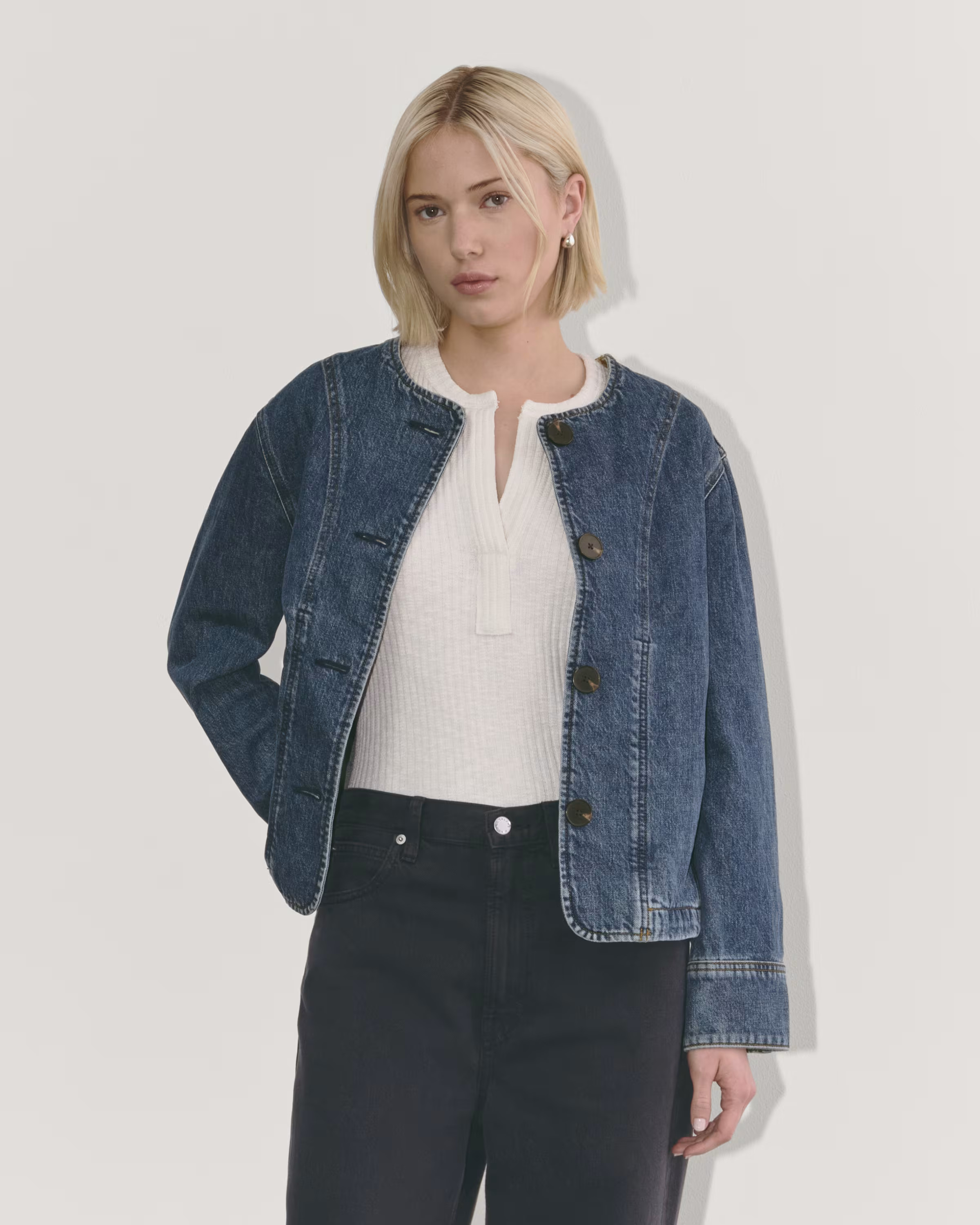The Denim Barrel Jacket | Everlane