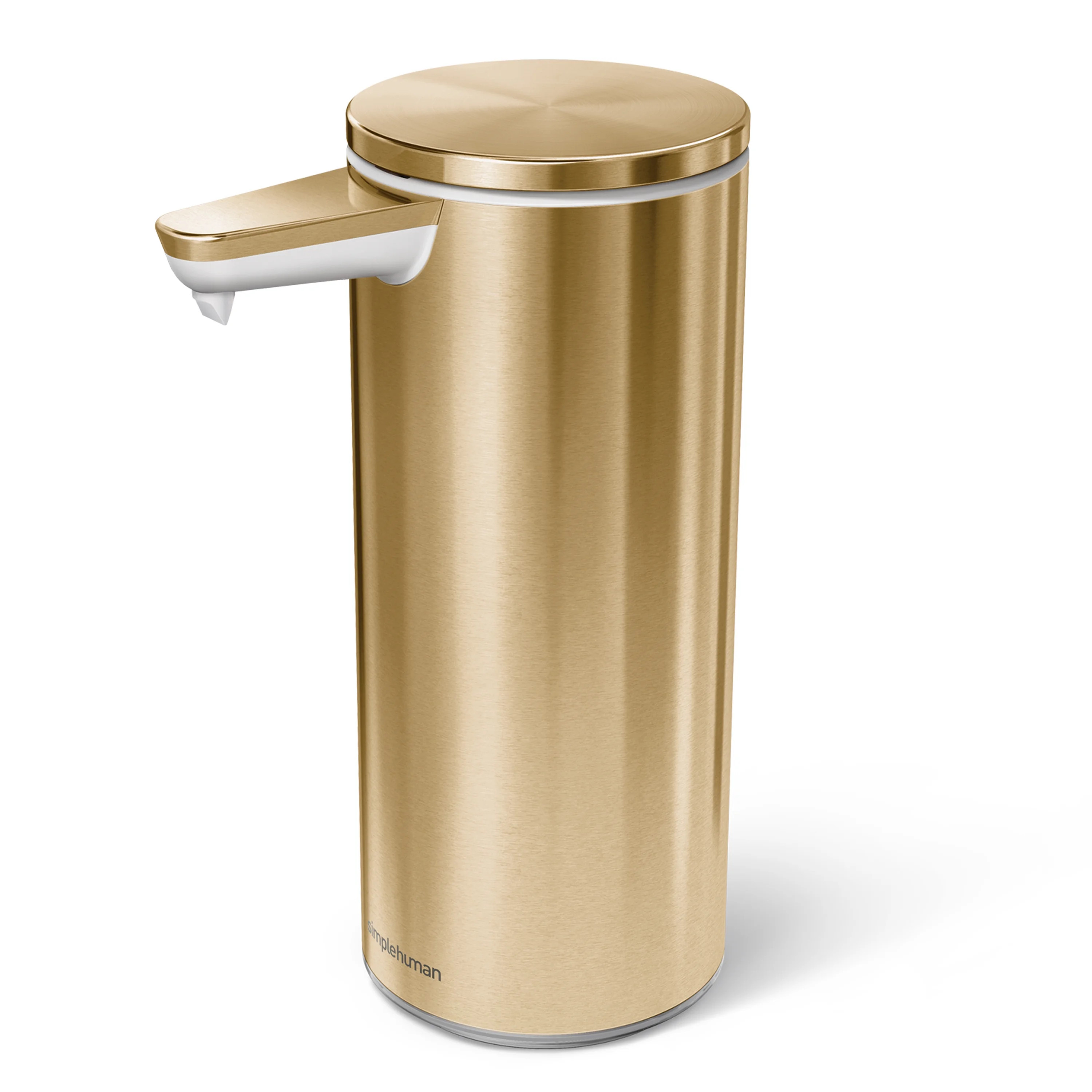 simplehuman Rechargeable Sensor Liquid Soap Dispenser, Brass - Walmart.com | Walmart (US)