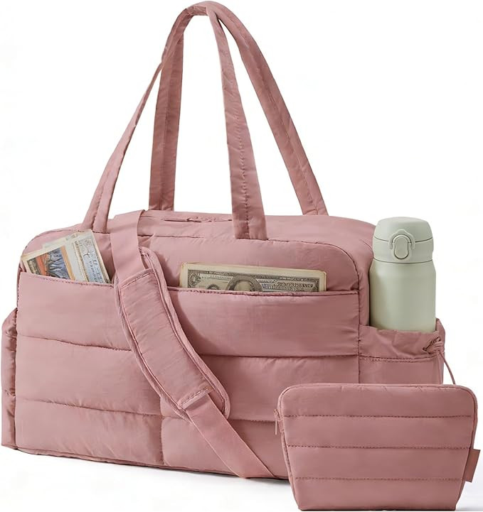 BAGSMART Gym Bag for Women with Toiletry Pouch, Lightweight Weekender Bags for Women with Wet Poc... | Amazon (US)