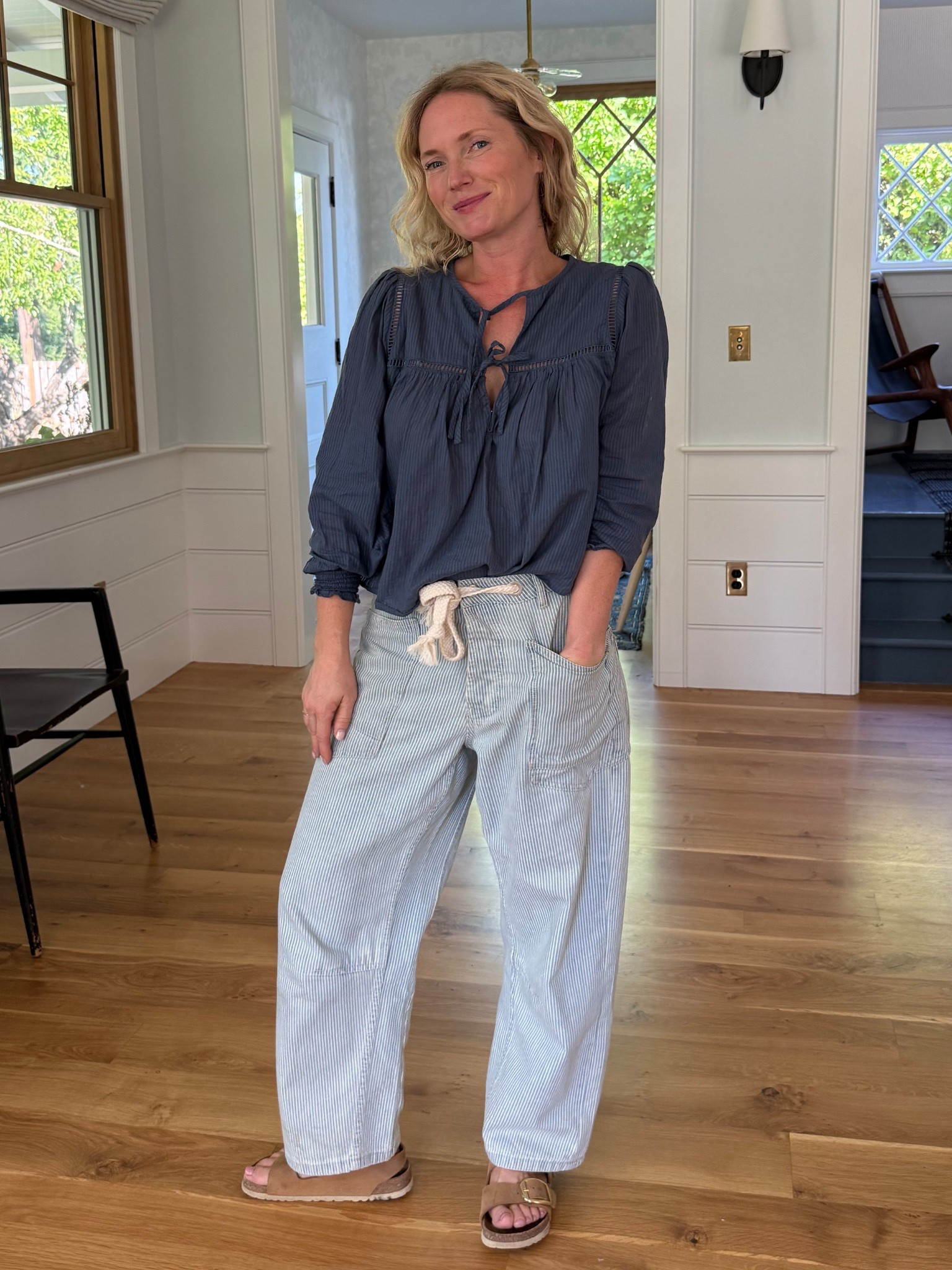 Some of you asked about my shoes - these are my favorite pair of Birks! The rest of my outfit is sold out but linking a couple similar items:)