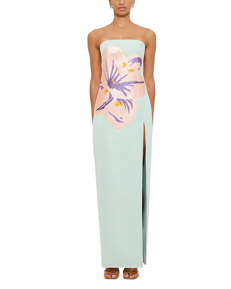 Leo Lin Clemence Embroidered Split Maxi Dress | Bloomingdale's (US)