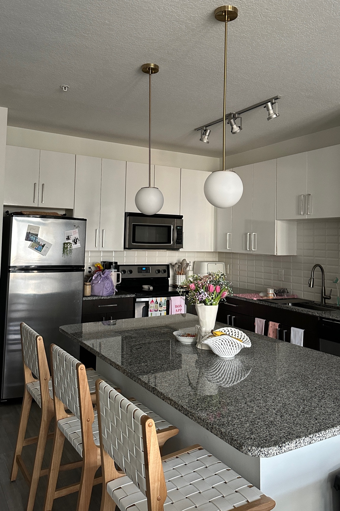 changed out the pendant lights in our kitchen and the results are amazing!! These Amazon lights are so fun and even better with color changing bulbs. 10/10 find 🫶🏼

#LTKMostLoved #LTKhome