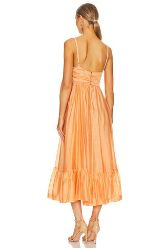 Olinda Dress in Peach | Revolve Clothing (Global)