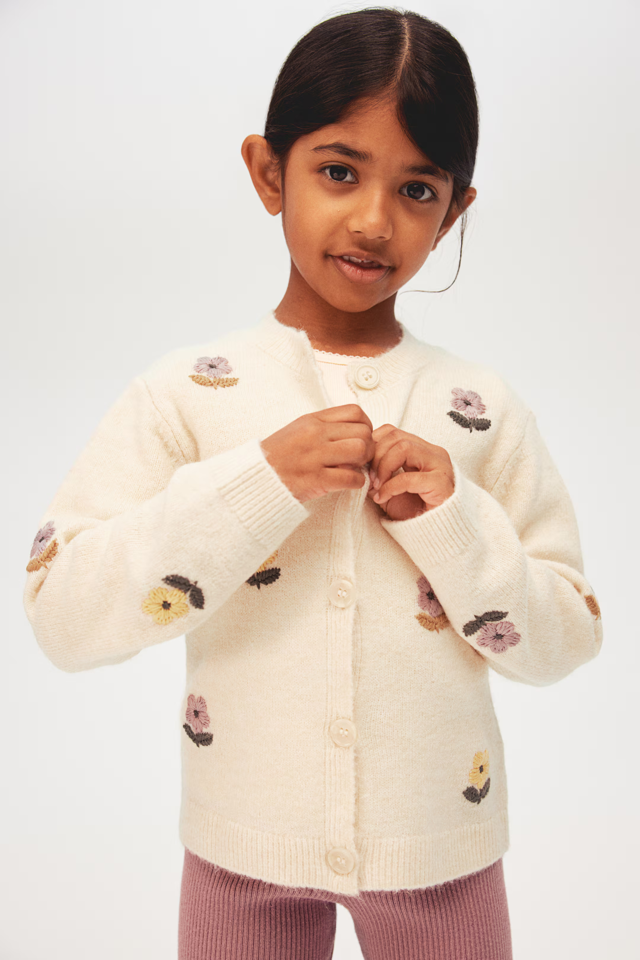 Embroidery-Detail Cardigan | H&M (US + CA)