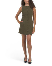 Sleeveless Suiting Mini Dress | TJ Maxx