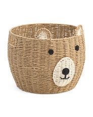 Bear Head Woven Twist Basket | Kids & Baby | Marshalls | Marshalls