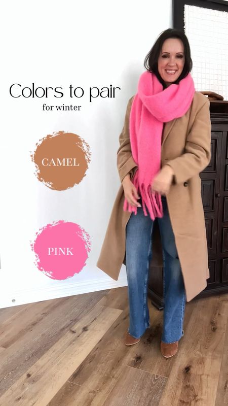 Pairing camel and pink for winter!

Coat-wearing small
Turtleneck-wearing small, linked options
Jeans-Zara, linked on IG stories/highlights 
Boots-run TTS 

Winter outfit | chunky scarf | camel coat | straight jeans | camel booties | pink scarf | fringe scarf | 


#LTKunder50 #LTKunder100 #LTKstyletip