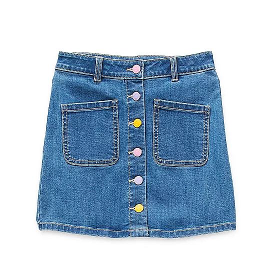 new!Thereabouts Girls Midi Denim Skirt | JCPenney