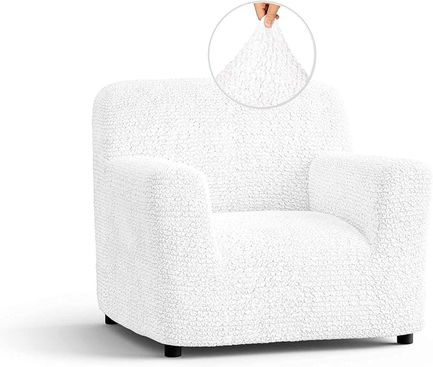 PAULATO BY GA.I.CO. Chair Cover - Armchair Cover - Armchair Slipcover - Soft Polyester Fabric Sli... | Amazon (US)